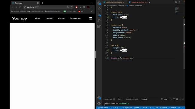 How to create a mobile header (mobile navbar, burger menu.) смотреть онлайн