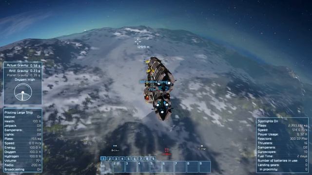 LSL-525 CREVALLE Cargo Ship Review and Crash! Space Engineers Part 40 смотреть онлайн