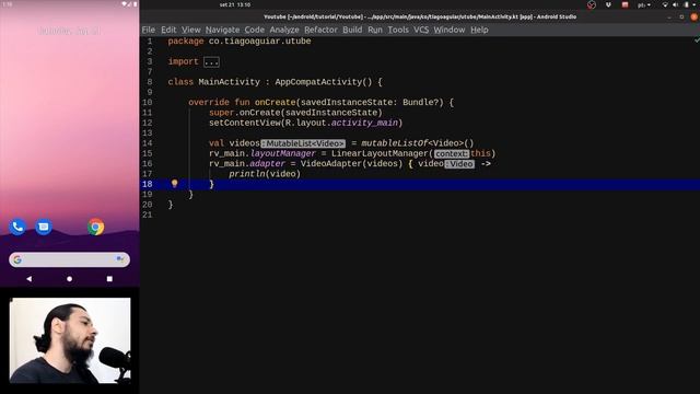 KOTLIN: EVENTOS DE CLICK EM LISTAS ADAPTERS COM FUNCTIONS смотреть онлайн