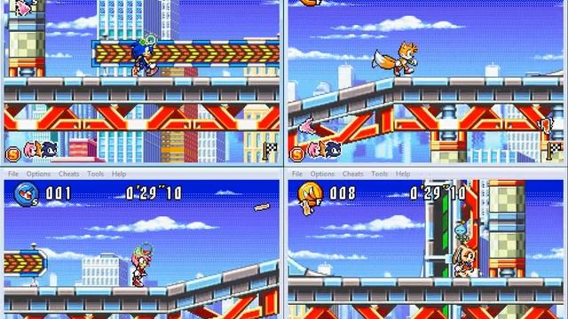 Sonic Advance 3 - 4 Player Mode - We can float! смотреть онлайн