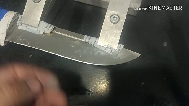 Златоустов 110х18. Заточка ножа Бельгийцами смотреть онлайн