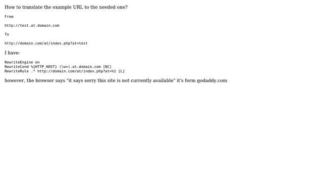 htaccess for wildcard subdomains смотреть онлайн