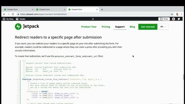 WordPress contact forms | success messages and redirects | part 08 смотреть онлайн
