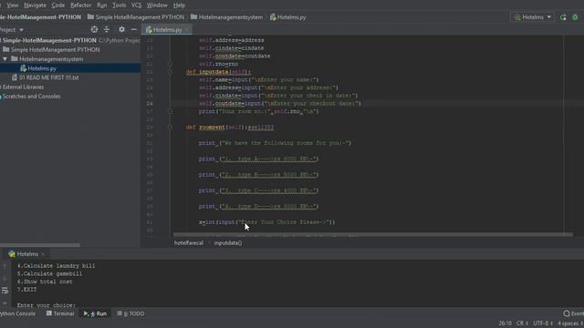 Hotel Management System in Python with Source code |Projecto.in смотреть онлайн