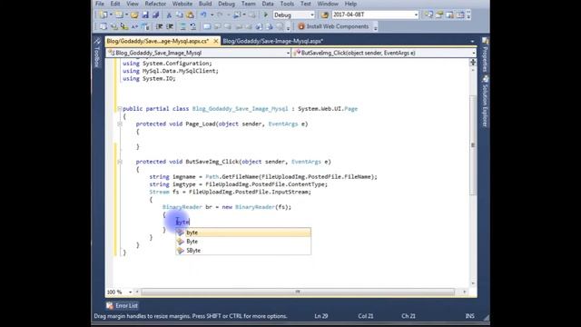 (PHPMyAdmin 4.5.1) Save Images MySQL Remote Database Using asp.net смотреть онлайн