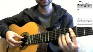 Пачка сигарет на гитаре (разбор соло)