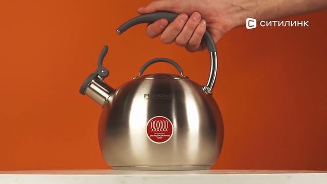 Обзор металлического чайника Rondell Ball | Ситилинк смотреть онлайн