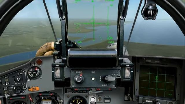Lock On - Modern Air Combat: MiG-29 take-off and landing смотреть онлайн