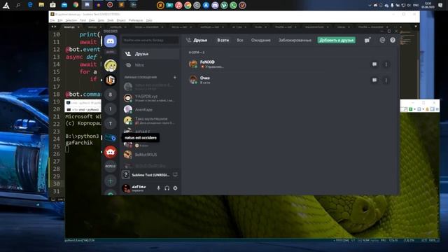 Discord Bot/функции кик и бан/дискорд бот на Python часть 4