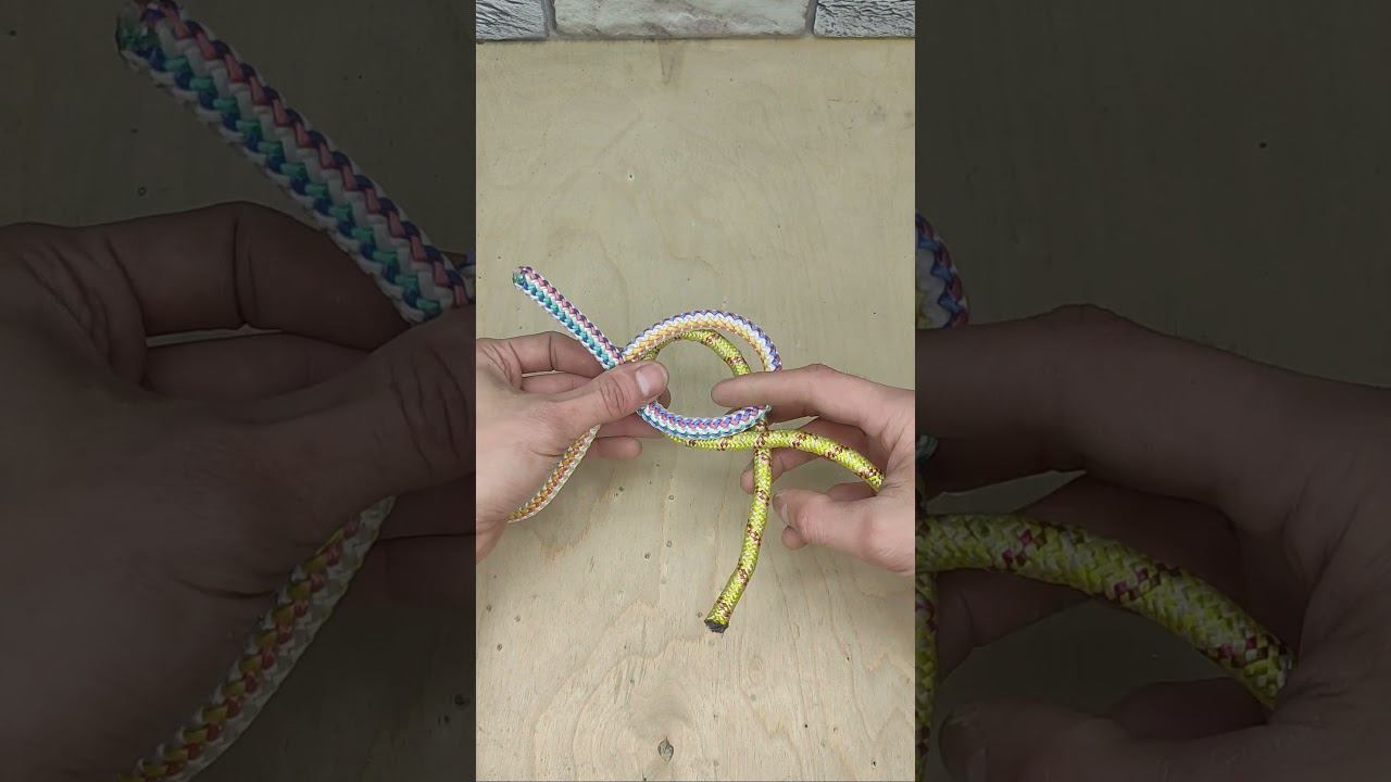 Обязательно запомни эту хитрость! Как легко соединить две веревки надежным узлом? #shorts смотреть онлайн