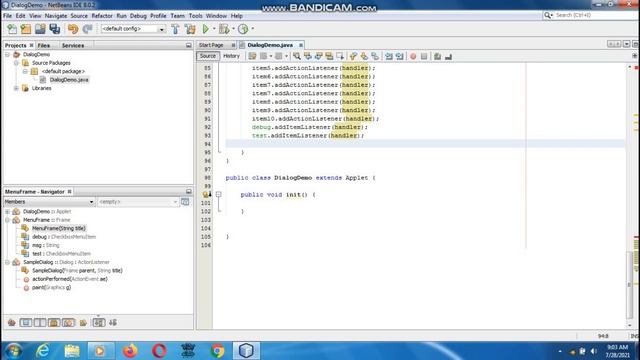 Java the complete Reference Ninth Edition (Chapter 26) Example (18) Dialog Boxes смотреть онлайн