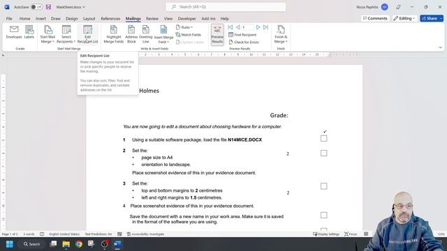 Mail Merge to separate documents (.docx .pdf) with custom file names and folders смотреть онлайн