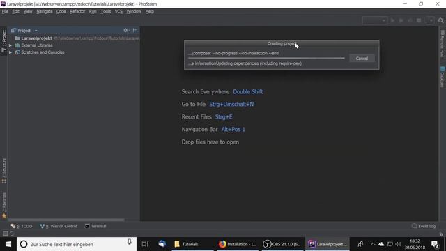 Laravel-Projekte mit PhpStorm смотреть онлайн