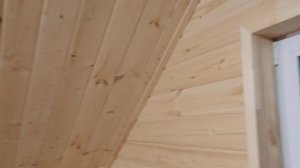 Обшивка мансарды имитацией бруса