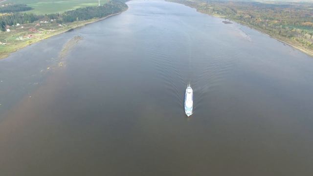 2015.09.20 Полет над Богоявленским храмом в с. Нечкино часть2 смотреть онлайн