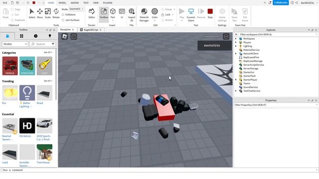 Как сделать реалистичное тело в Roblox Studio смотреть онлайн