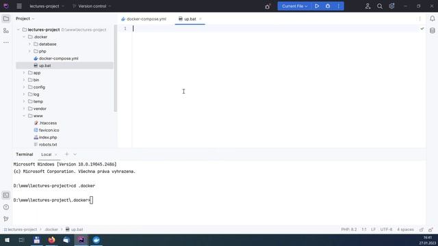 Jak přidat Docker do svého projektu - pomocí docker-compose.yml přidat obraz produkčního serveru смотреть онлайн