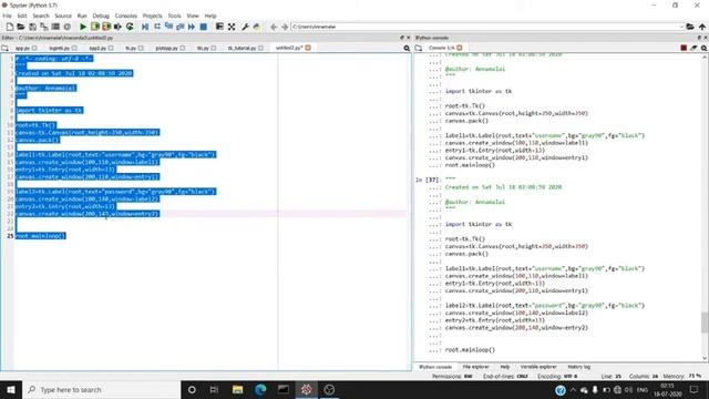 Graphical user interface in python using tkinter(in Tamil) смотреть онлайн