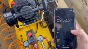 Новый компрессор в гараж/Denzel 2.2 кВт, 100 литров, 370 л/мин./Тест, замеры, сравнение с 50л./