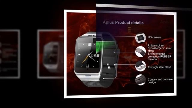 Latest Heart Rate Tracker Smart Watch GS8 Bluetooth Sport Waterproof Watch Support SIM смотреть онлайн