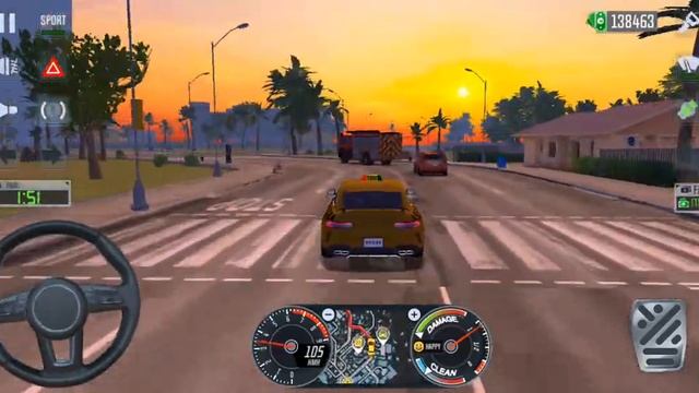 Taxi Sim 2020 ! Gameplay - Android Gameplay MERCEDES AMG GT4 DOOR COUPE CONCEPT GTE Driving Car смотреть онлайн