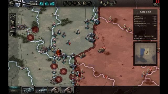 Unity of Command: Game Play/ commentary pt4 case blue смотреть онлайн