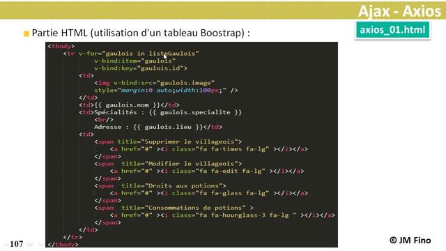 VueJS 07.04 VueJS Ajax exemple axios 01 смотреть онлайн