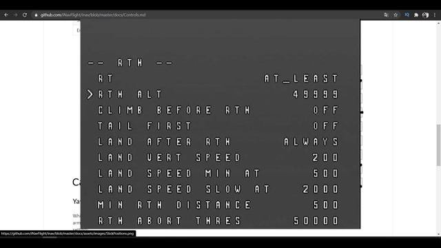 INAV 2.6 stick commands, настройка айнав стиками без компьютера! смотреть онлайн