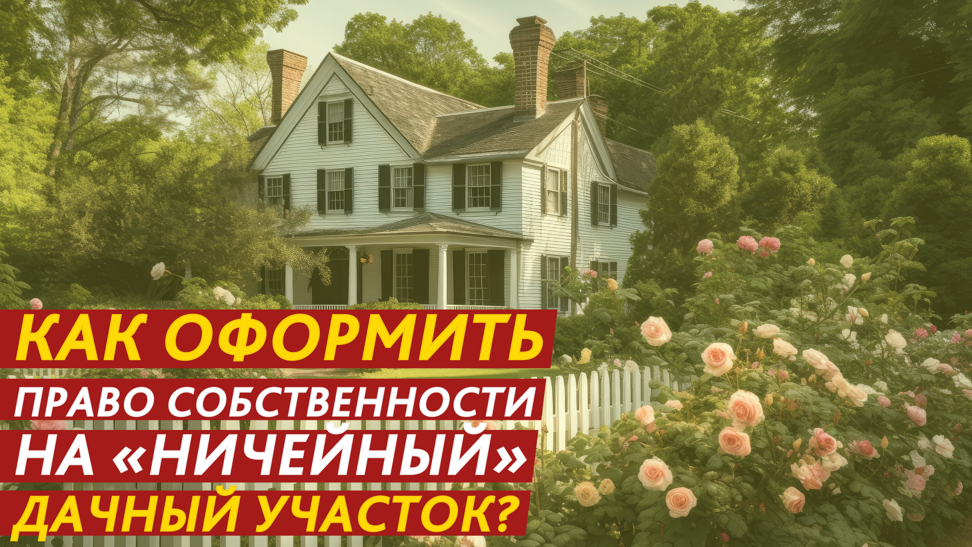 Как оформить право собственности на «ничейный» дачный участок? смотреть онлайн