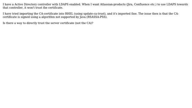 DevOps & SysAdmins: Trust non-CA certificate on RHEL 7/Java смотреть онлайн