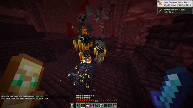 Minecraft Manhunt, But Mobs Drop Creative Mode... смотреть онлайн