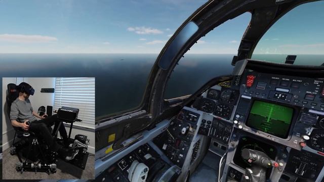 DCS VR F-14 carrier landing смотреть онлайн