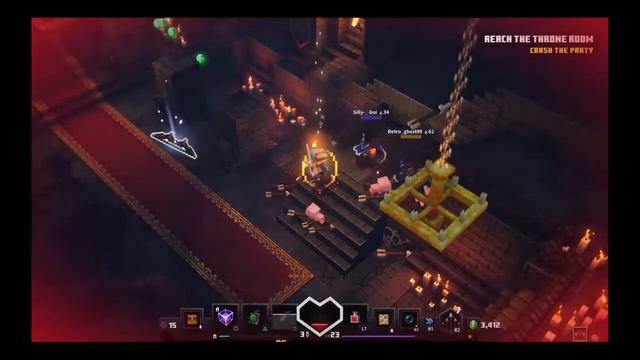 Minecraft dungeons смотреть онлайн
