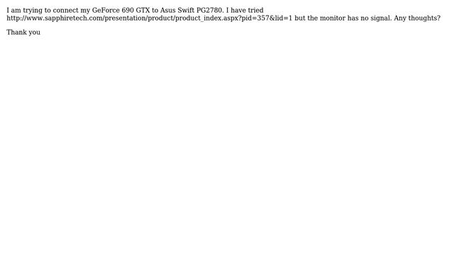 Connect non-displayport GPU to displayport monitor смотреть онлайн