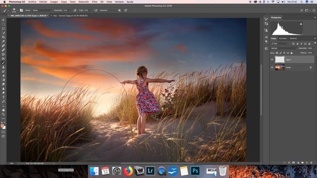 MEJORAR UNA FOTO Y AÑADIR UN SOL DE ATARDECER con Photoshop смотреть онлайн