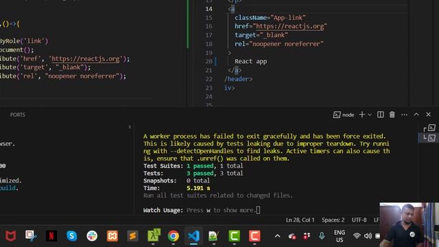 React testing library tutorial-React Testing TutorialCodevolution-React testing crush course Part-5 смотреть онлайн