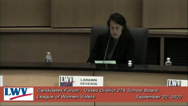 LWV District 279 School Board Forum 9-22-2022 смотреть онлайн