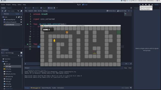 Maze Game in Godot Part 16 - Adding Sound Effects смотреть онлайн