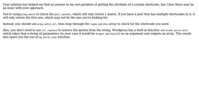 Wordpress: How do I get the attributes of a short code from a post? (3 Solutions!!) смотреть онлайн