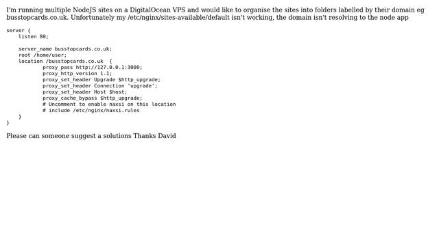 DevOps & SysAdmins: nginx organise node js sites in directories смотреть онлайн