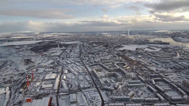 Xiaomi Mi Drone 4K. Мой двор с высоты 500 метров.