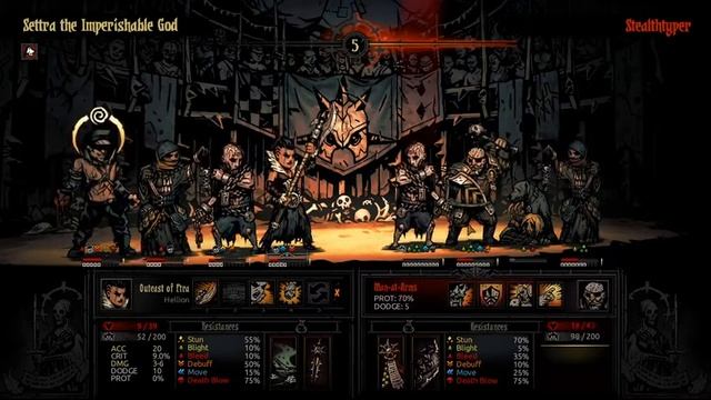 Making Hellion work?! (Super close game) | The Butcher's Circus | Darkest Dungeon смотреть онлайн