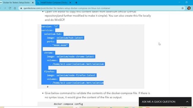 1 0 - Docker Compose for Testers смотреть онлайн