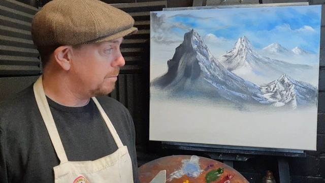 Paint Mountains With A Palette Knife | Oil Painting Tutorial For Beginners