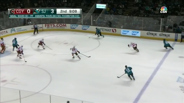NHL. Calgary Flames- San Jose Sharks. смотреть онлайн