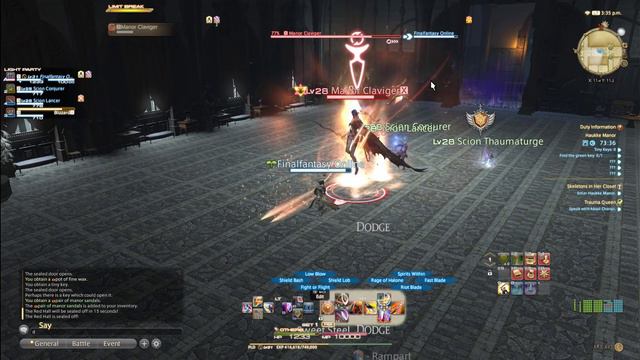 Final Fantasy Online XIV Paladin Character Progression And Dungeon смотреть онлайн