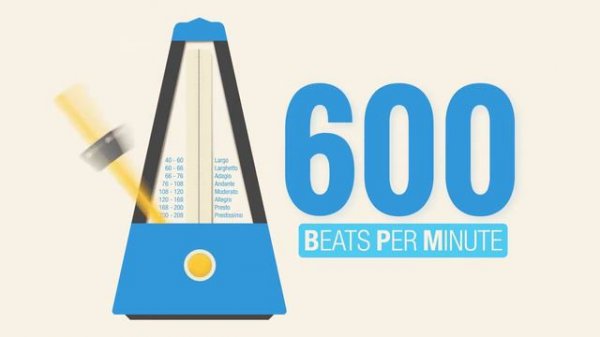 600 BPM Metronome | The BLuetiFuLL MeTRoNoME