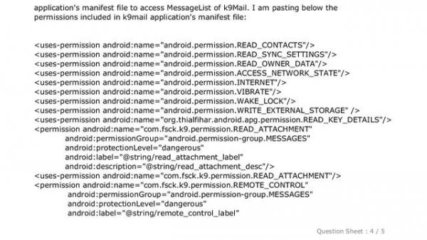 Android : Android: java.lang.SecurityException: Permission Denial: start Intent