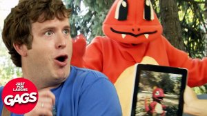 Pokemon In Real Life| Just For Laughs Gags - Покемоны в реальной жизни| Просто ради шутки