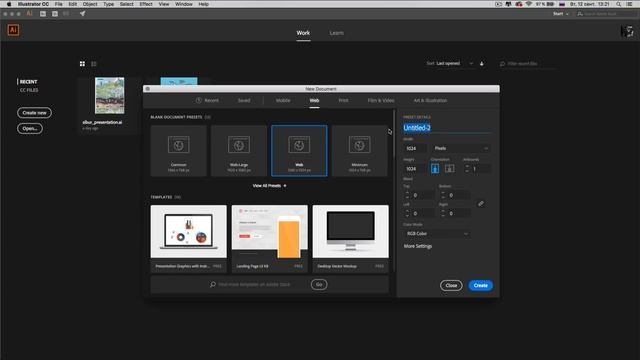 Adobe Illustrator для начинающих - Знакомство с программой | Урок 1 смотреть онлайн